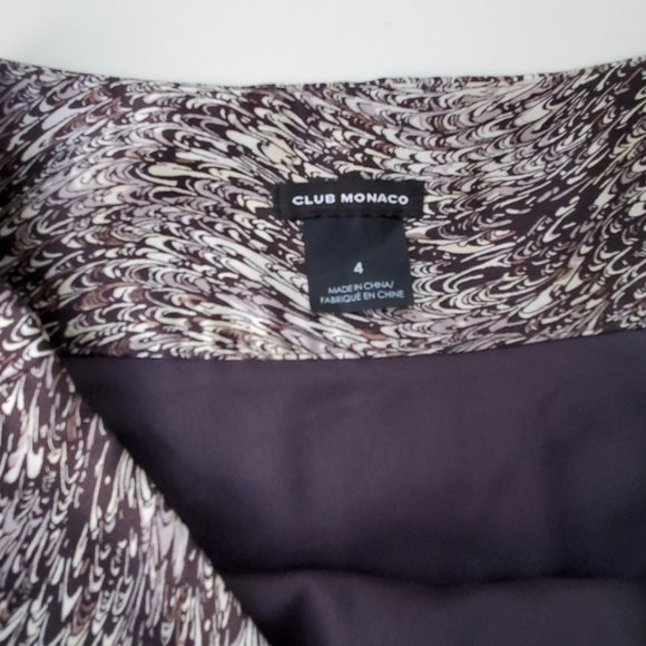 100% Silk mini skirt pleated asymmetrical lightweight flowy - Picture 4 of 4